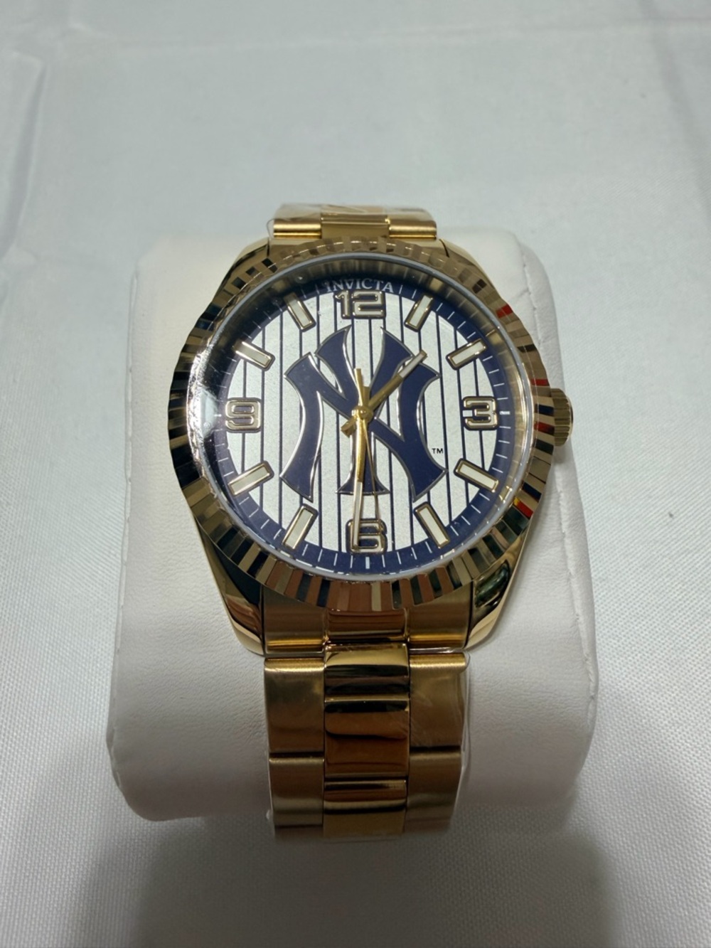Invicta Gold-Tone Watch Men’s New York Yankees MLB